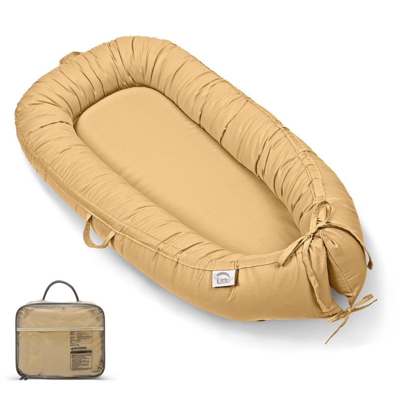 EAQ Baby Lounger, Infant Lounger for Newborn,Portable Baby Nest Cover Breathable & Soft, Newborn Essentials - Image 1